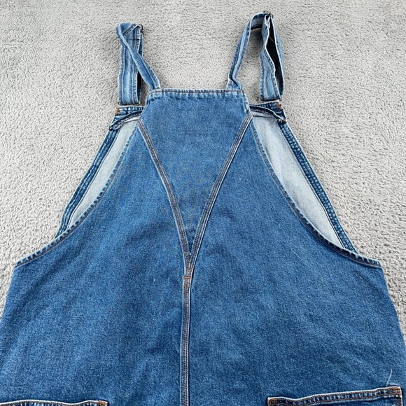 Levis Overalls Mens 42x30 Blue Denim Carpenter Bib Workwear Levi Strauss - Picture 3 of 12